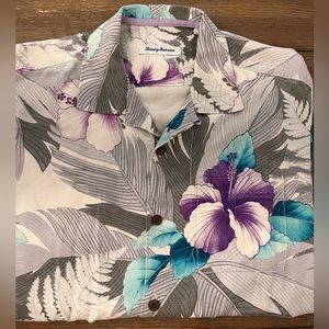 Tommy Bahama Short Sleeve 100% Silk Size‎ M Gently Worn